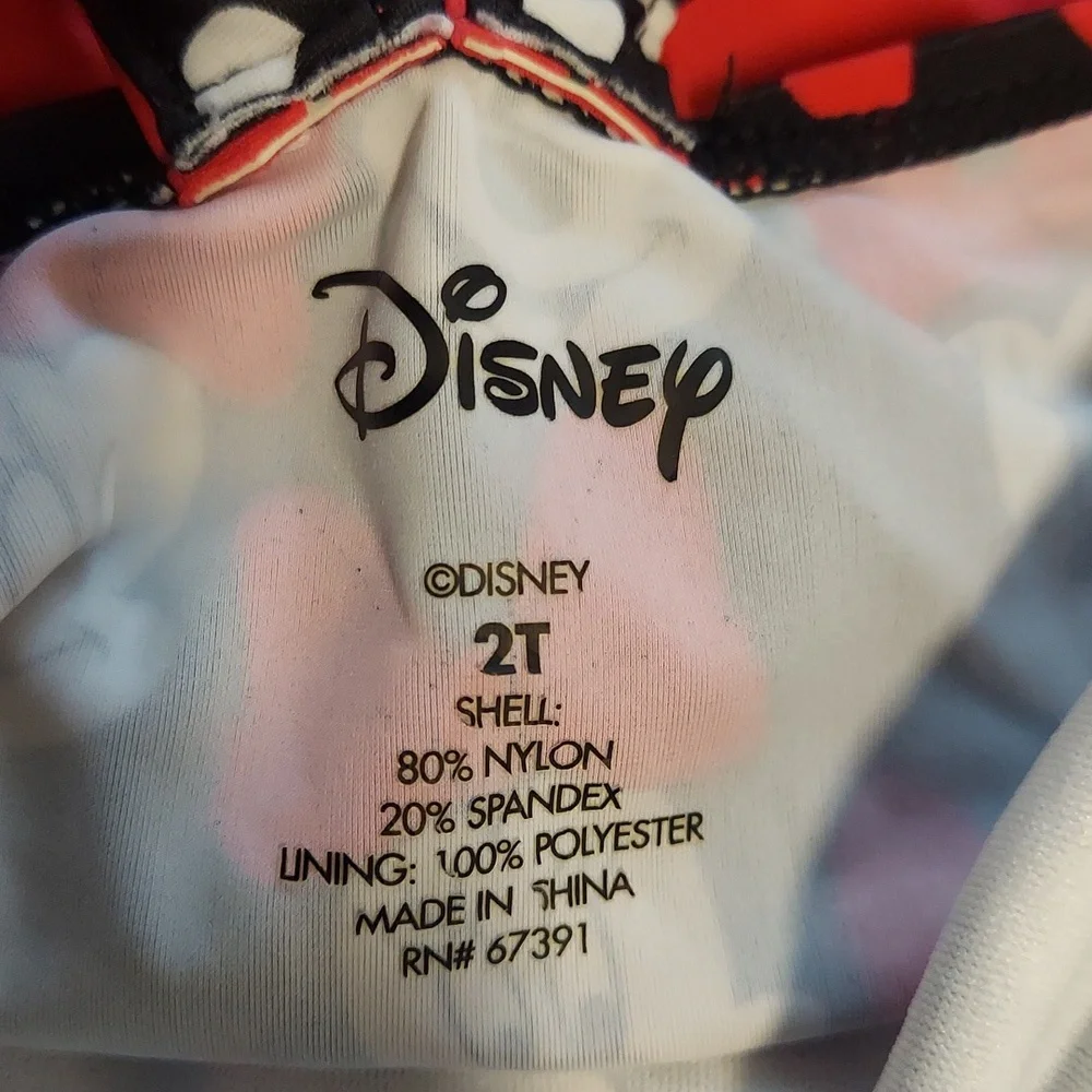 ⭐️ 5/$30 2T Minnie Mouse swimsuit With Bows and Ruffles